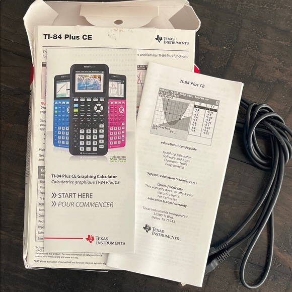 Texas Instruments TI-84 Plus CE Enhanced Graphing - Black - Picture 5 of 6